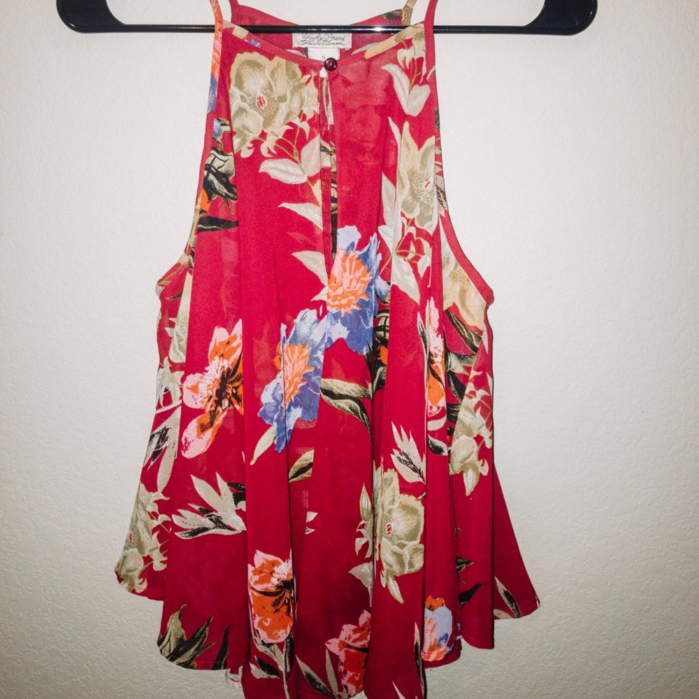 Lucky Brand Floral Tank Top